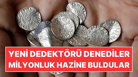 Metal Dedektörünü Denemeye Gittiler: 2 Bin 584 Sikke Buldular