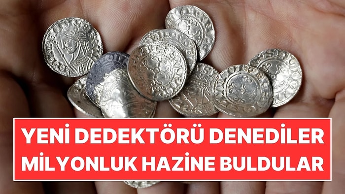 Metal Dedektörünü Denemeye Gittiler: 2 Bin 584 Sikke Buldular
