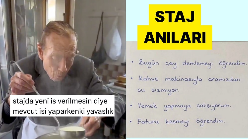 Staj Anılarını Staj Defteri Yerine X'e Yazarak Güldüren Stajyerler