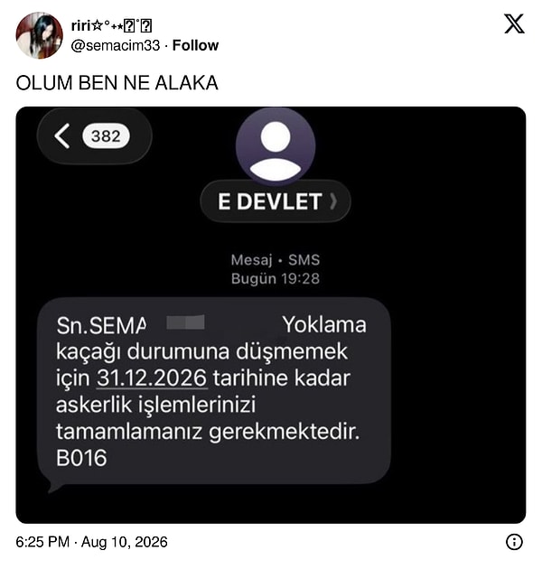 Devlet çağırdıysa gideceksin.