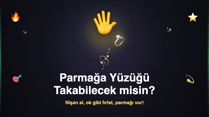 Nişancılığına Güvenenler Buraya: Parmağa Yüzüğü Takabilecek misin?