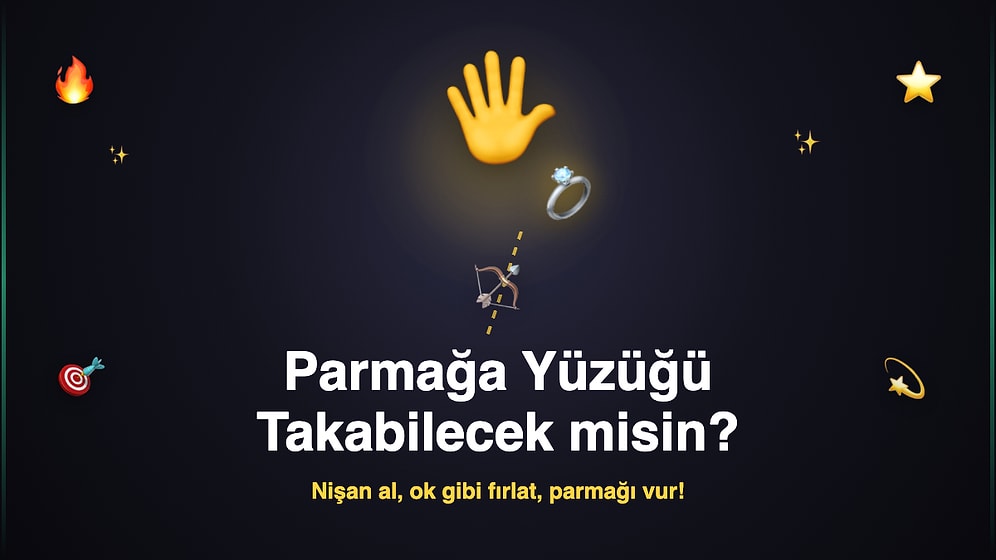 Nişancılığına Güvenenler Buraya: Parmağa Yüzüğü Takabilecek misin?