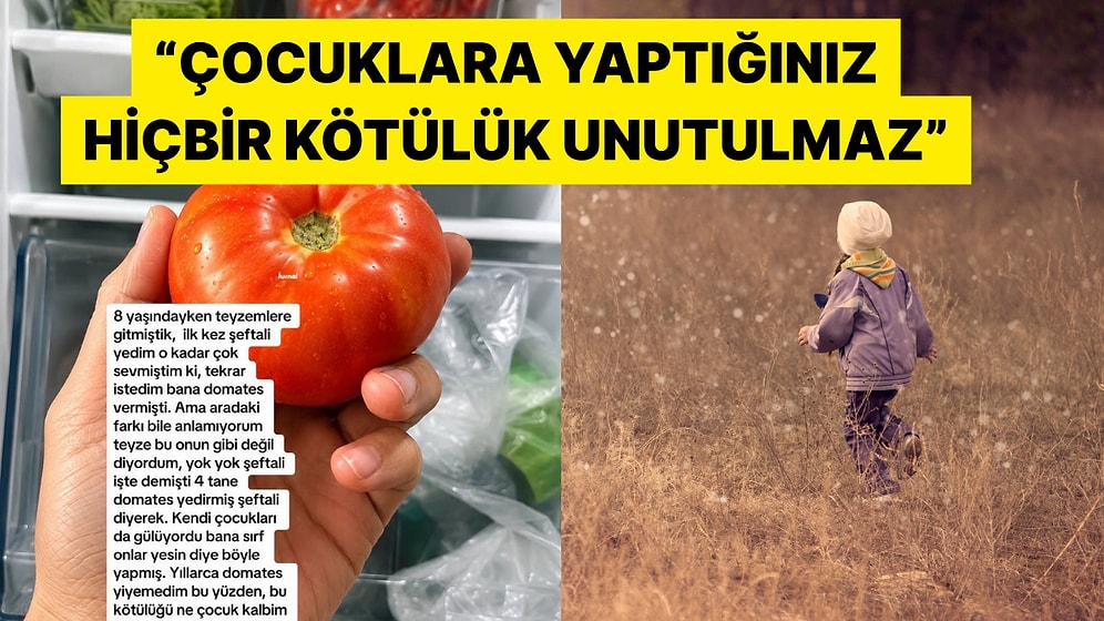 Çocukluk Travması Yüzünden Yıllarca Domates Yiyemeyen Kişinin Hikayesi Viral Oldu