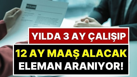 Ünlü Markadan Herkesi Şaşırtan İş İlanı: Yılda 3 Ay Çalışıp 12 Ay Maaş Alacak Eleman Aranıyor