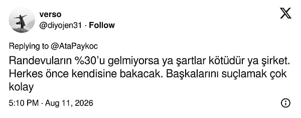 Ancak burada asıl dertli olan pozisyondakiler çalışan adaylarıydı.