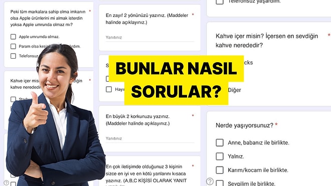 Onedio Testi Tadında Hazırlanan İş Başvurusu Formu Tepki Çekti