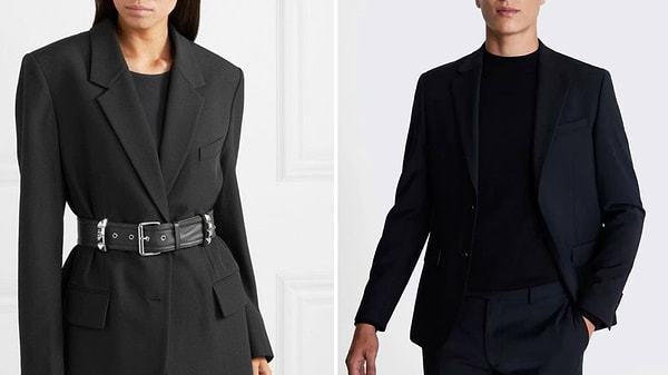 Kadınlar için zamansız şıklığın formülü çok basit: Yüksek bel, koyu renk, düz bir jean pantolonun üzerine hafif oversize kesim bir ceket giymek!