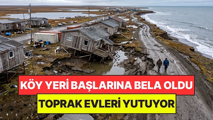 Donmuş Zemin Üstüne Köy Kurdular, Felaketli Yaşadılar: Toprak Çökerek Evleri Yutuyor