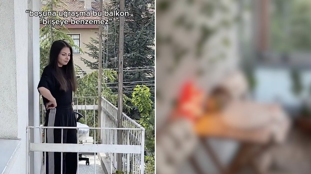 Ignoring Doubters: Woman Transforms Neglected Balcony Into Stunning Cozy Living Space