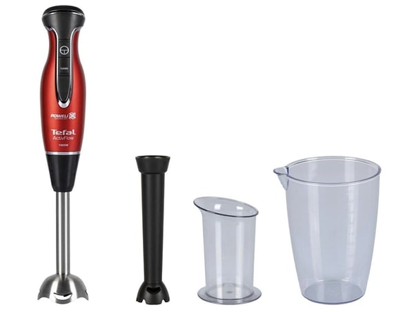 Tefal Powelix Activflow 1000 Watt blender seti kırmızı rengiyle net 3.299,00 TL!