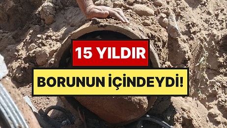 Yıllardır Su Basıncını Düşüren Kaya 15 Yıl Sonra Borudan Çıkarıldı
