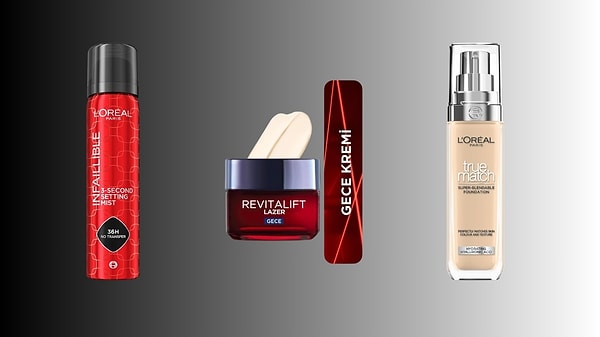 Cilt bakım kremleri, serumlar ve şampuanlarda L'Oréal kalitesini sepetine ekle👇🏽