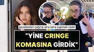 Havaalanında Muhabirlere "Rollenen" Afra Saraçoğlu'nun Tavırları Fena Göze Battı!