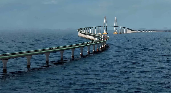 Today, transportation between the two regions is primarily facilitated by ferry services, which often lead to disruptions and congestion, or by the lengthy road route that circumvents the bay.