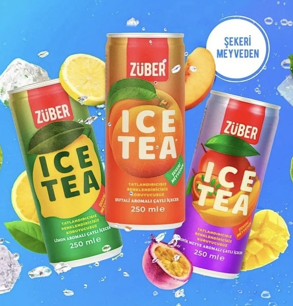Züber soğuk çay 12'li deneme paketi %40 indirimle 939,00 TL yerine sepette net 563,40 TL!