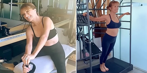 75 yaşındaki oyuncu Jane Seymour, yıllara meydan okuyan fiziğini korumak için spor rutininden vazgeçmiyor.
