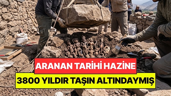 Ülkenin Tarihini Değiştirecek Keşif Dev Taşın Altından Çıktı