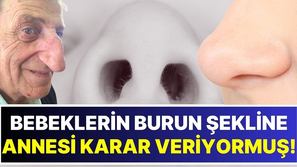 Burun ve Çene Şeklimize Annelerimiz Karar Veriyormuş! Hamilelikteki Diyet Bebeğin Yüz Hatlarını Değiştiriyor