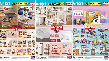 A101'e Çift Taraflı Açılır Masa Geliyor! 27 Ağustos 2026 A101 Aldın Aldın Kataloğu