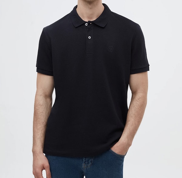 D'S Damat polo yaka %100 pamuklu lacivert tişört 3 adette 1.499 TL ve sepette net 599,00 TL!
