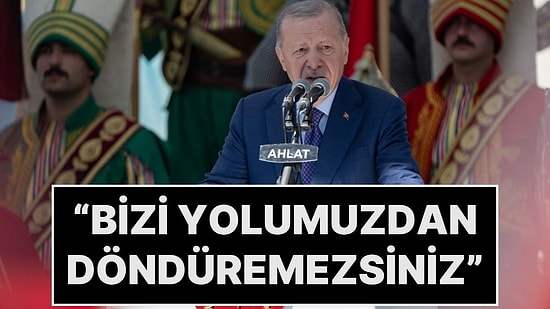 Cumhurbaşkanı Erdoğan'dan Terörsüz Türkiye Açıklaması: “Bizi Yolumuzdan Döndüremezsiniz”