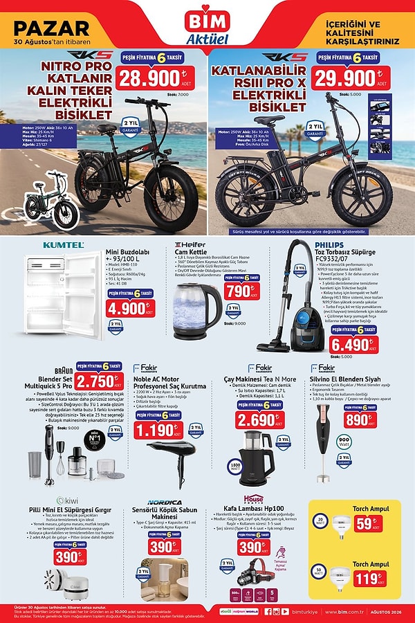 RKS Nitro Pro Katlanır Kalın Teker Elektrikli Bisiklet 28.900 TL