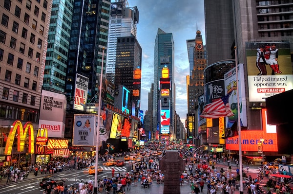 Senin şehrin kesinlikle New York!