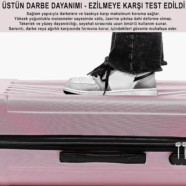 %100 ABS Hammadde ile Darbelere Karşı Üstün Koruma