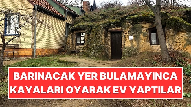 Barınacak Yer Bulamayınca Akşamları Kayaları Oyarak Ev Yaptılar