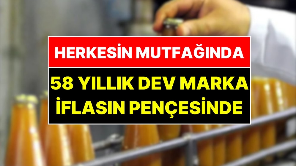 Türkiye'nin 58 Yıllık Dev İçecek Markası İflasın Eşiğinde