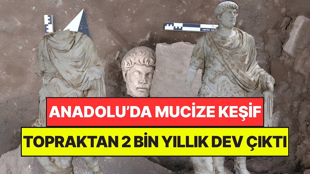 Anadolu'da 2 Bin Yıllık Sürpriz: Roma İmparatorunun Kayıp Heykeli Sonunda Bulundu