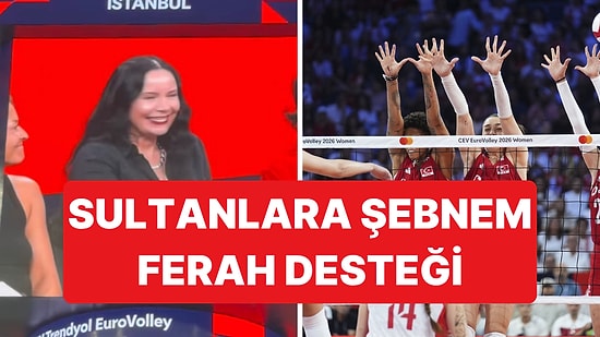 Filenin Sultanları'nın Polonya'yla Oynadığı Liderlik Maçında Şebnem Ferah da Salonadaki Yerini Aldı