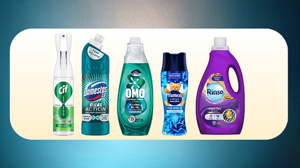 Unilever temizlik devlerinde (Domestos, Cif, OMO, Yumoş, Rinso) dev indirim!