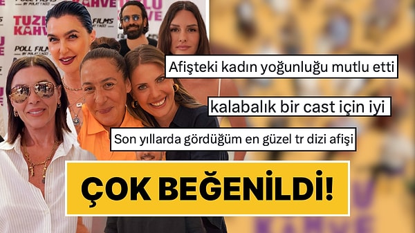 Şampiyonlar Ligi Gibi Kadrosuyla Heyecan Yaratan “Tuzlu Kahve” Dizisinin Afişi Çok Beğenildi!