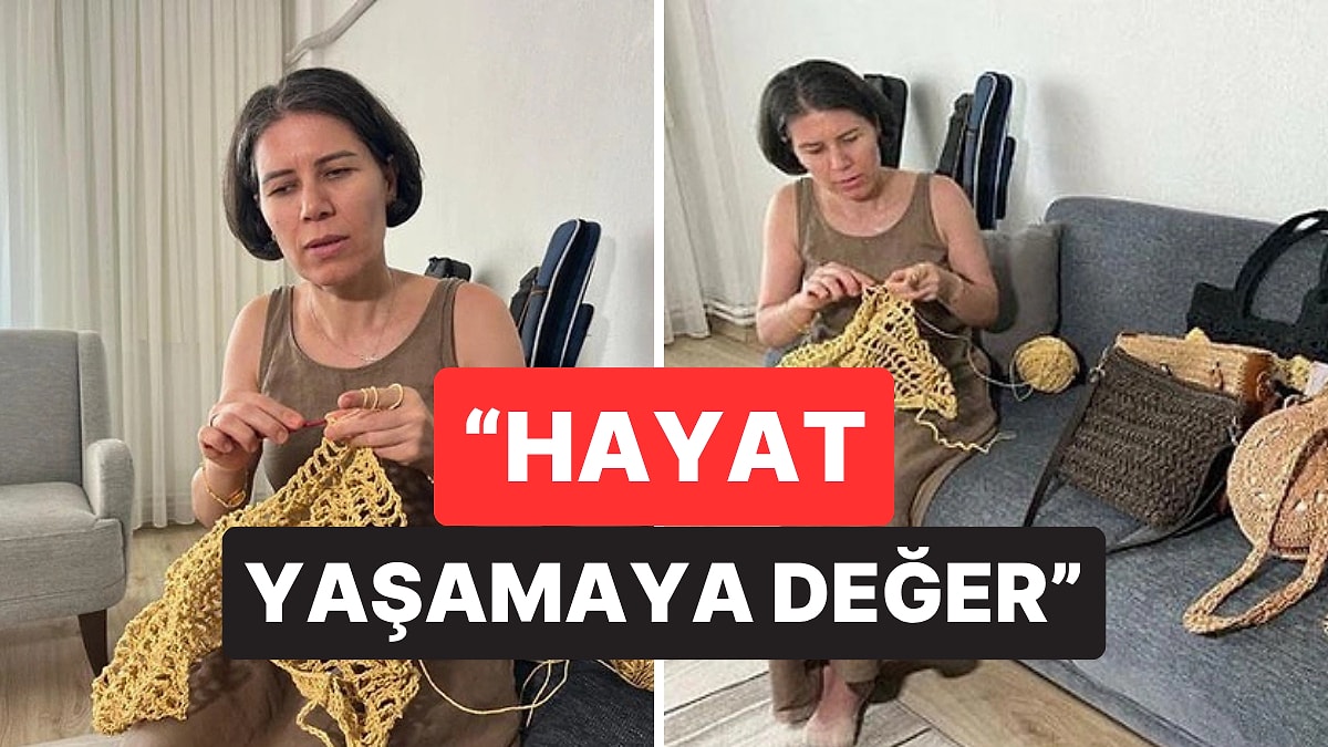 Görme Yetisini Kaybetti, Rengarenk Çantalar Örerek Hayata Tutundu