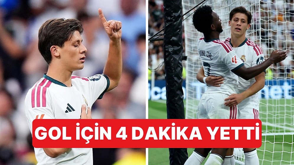 Arda Güler, Malaga Karşısınad 87'de Oyuna Girdi 91'de Golünü Attı
