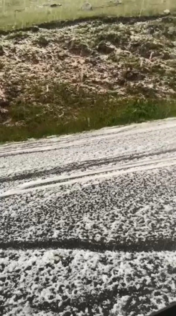 Görüntüler kış mevsimini aratmadı.