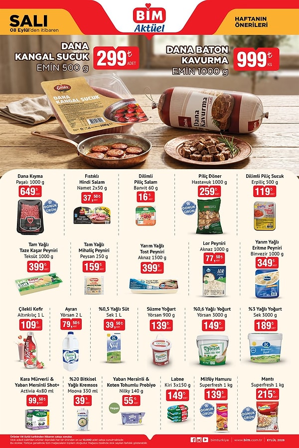 Emin Dana Kangal Sucuk 500 g 299 TL