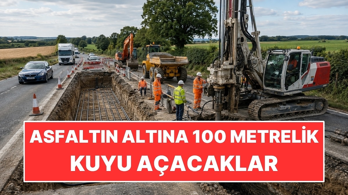 Asfaltın Altına 100 Metrelik Kuyu Açacaklar: Kışın Devreye Girecek