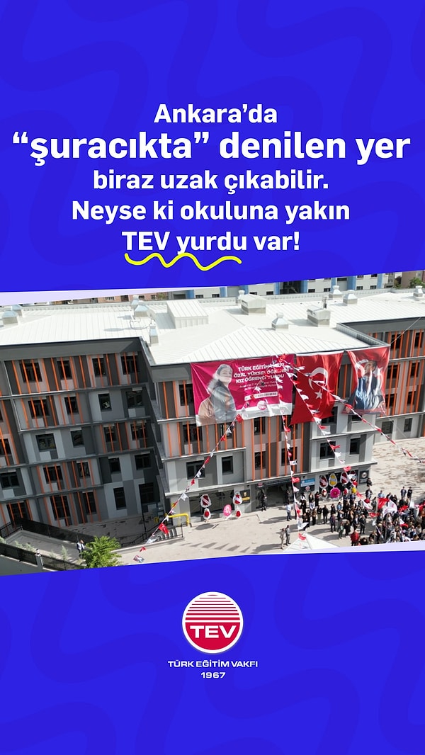 TEV, yıllardır üniversite öğrencilerine burs imkanı da sunuyor.