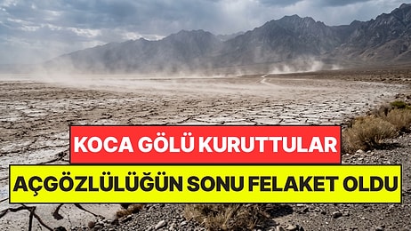 Bilerek Kuruttukları Göl Felakete Neden Oldu: Fatura Her Ay Vatandaşa Kesiliyor