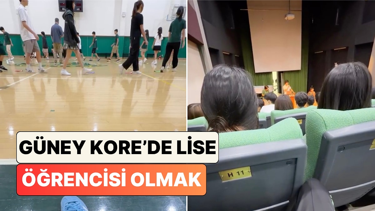Dizilerdeki Gibi mi? Güney Kore'de Lise Okuyan Türk Öğrenci Okulun İlk Gününü Paylaştı