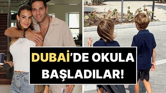 Hülya Koçyiğit’in Torunu Aslışah Alkoçlar’ın Çocukları Dubai’de Okula Başladı!