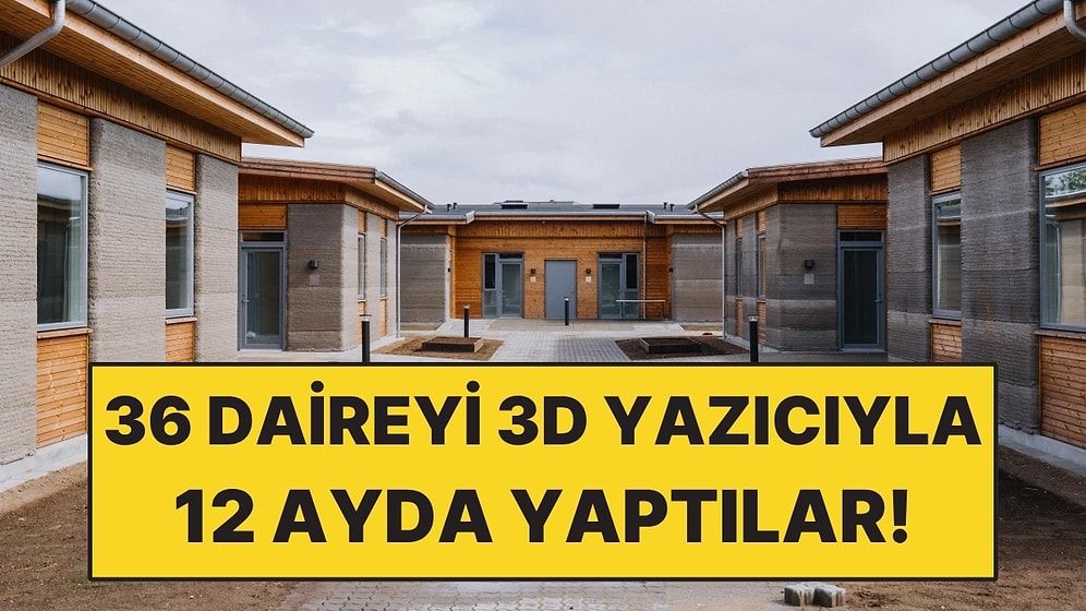 36 Dairelik Mahalleyi 3D Yazıcıyla 12 Ayda Yaptılar!