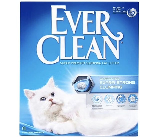 Ever Clean Extra Strong kokusuz kedi kumu %32 indirimle 957,90 TL yerine net 648,00 TL!