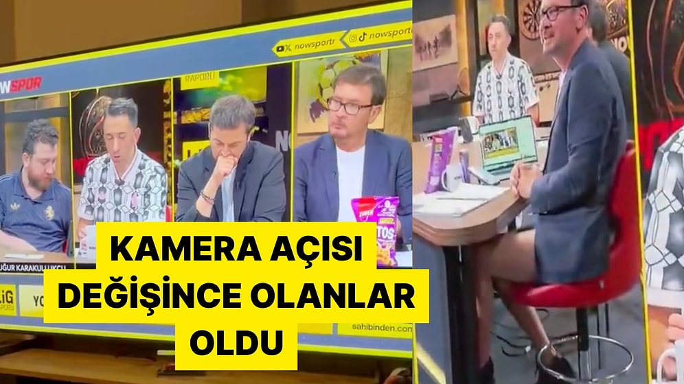 Spor Spikeri Ersin Düzen'in Canlı Yayına Şortla Çıkması Tartışma Yarattı