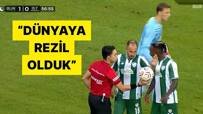 Dünya Bu Kararı Konuşuyor! Bursaspor İstanbulspor Maçının Hakemi Taçtan Ofsayt Kararı Verdi