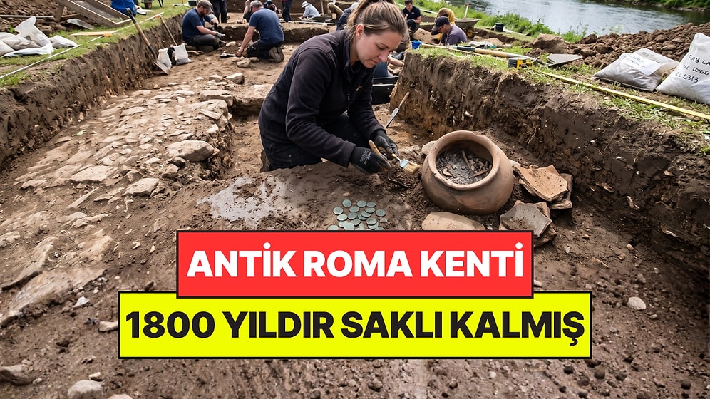 Sel İçin Kazı Yaparken Buldular: Yolun Altından Antik Roma Şehri Çıktı!