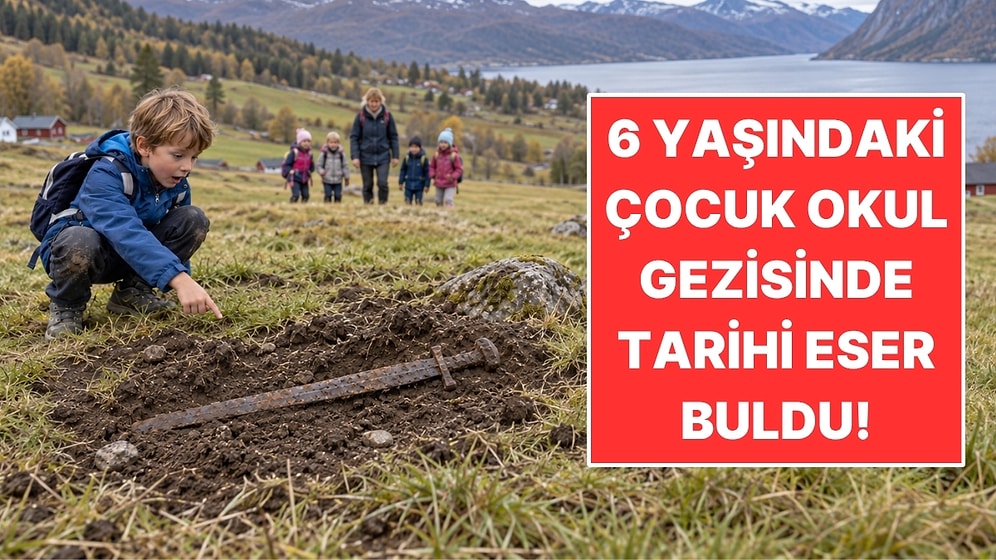 6 Yaşındaki Çocuk Okul Gezisinde Tarihi Eser Buldu! Tam 1.200 Yıllık