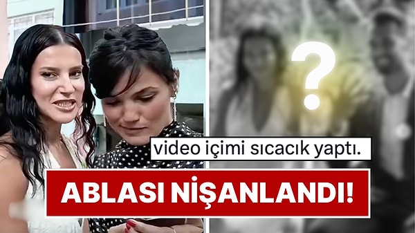 Pınar Deniz’in Ablası Huri Deniz'in Nişanı Beğeni Topladı